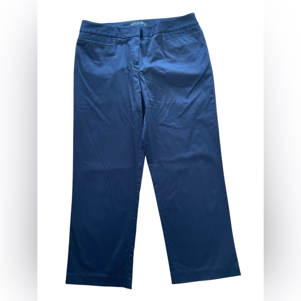 Lafayette 148 New York Navy Cropped Pants